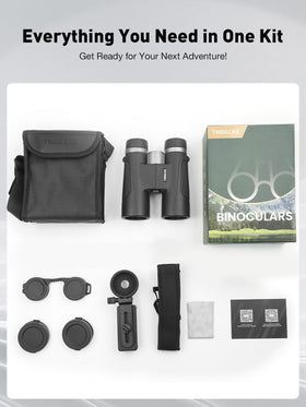 TROSCAS boxed set with strap case and accessories for ready use