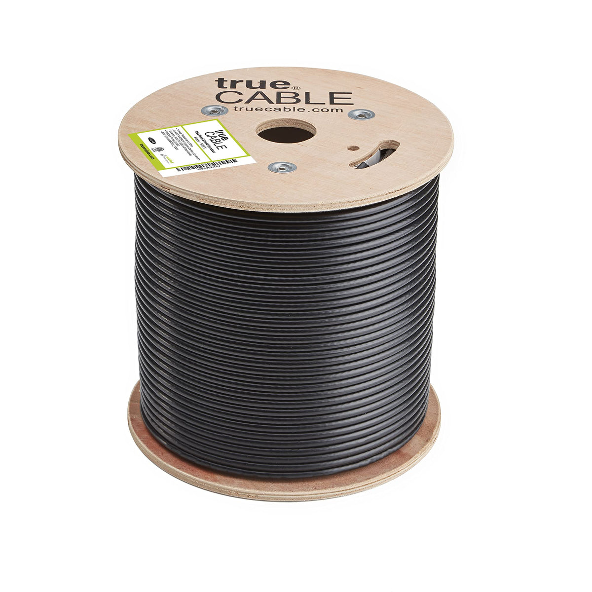 TRUECABLE RG6 75 ohm solid bare copper conductor for reliable data transfer