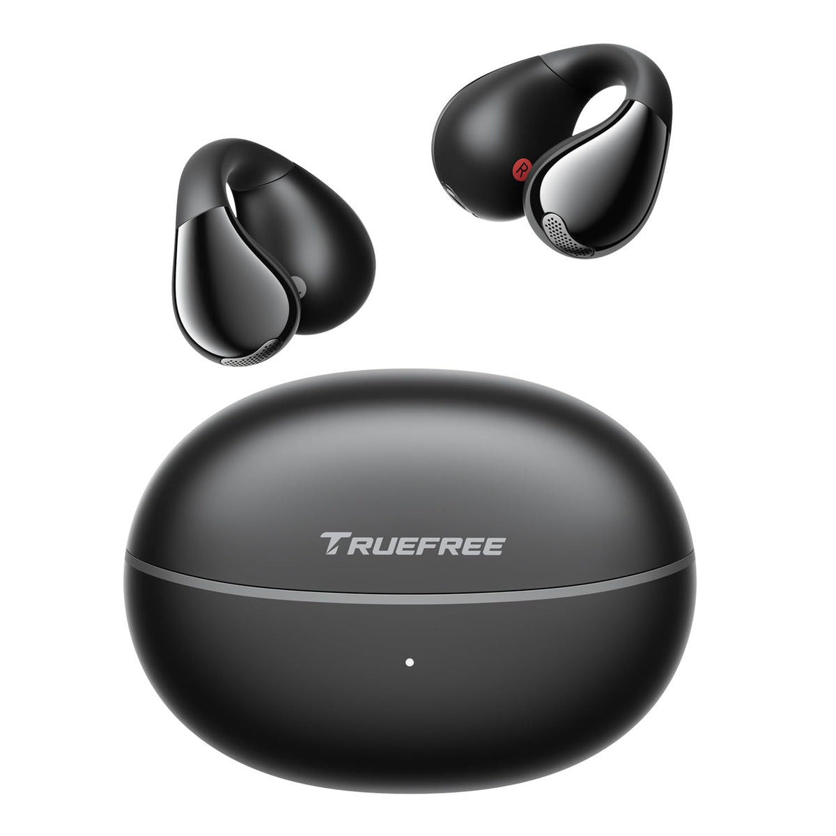 Truefree B1 open-ear clip-on design for breathable comfort during workouts