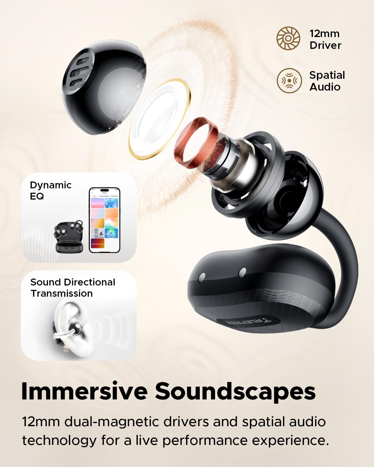 truefree C10 spatial sound for immersive audio experience