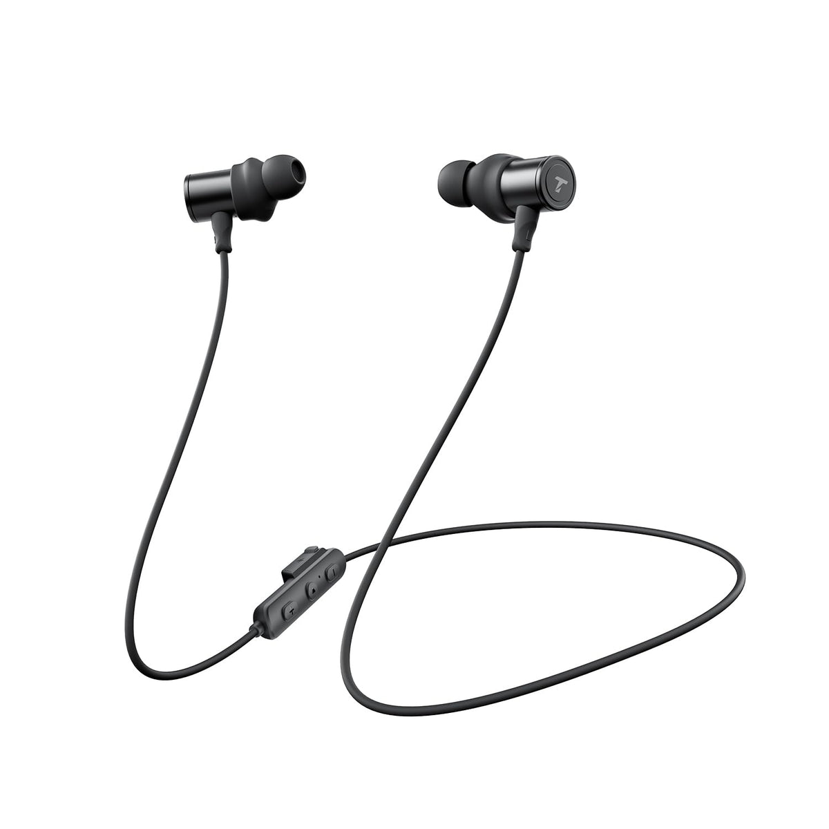 truefree front view showing earbuds and neckband, comfortable fit benefit