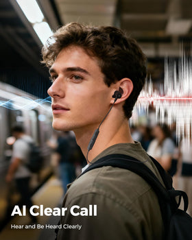 truefree earbuds in use while running, stable fit for workouts