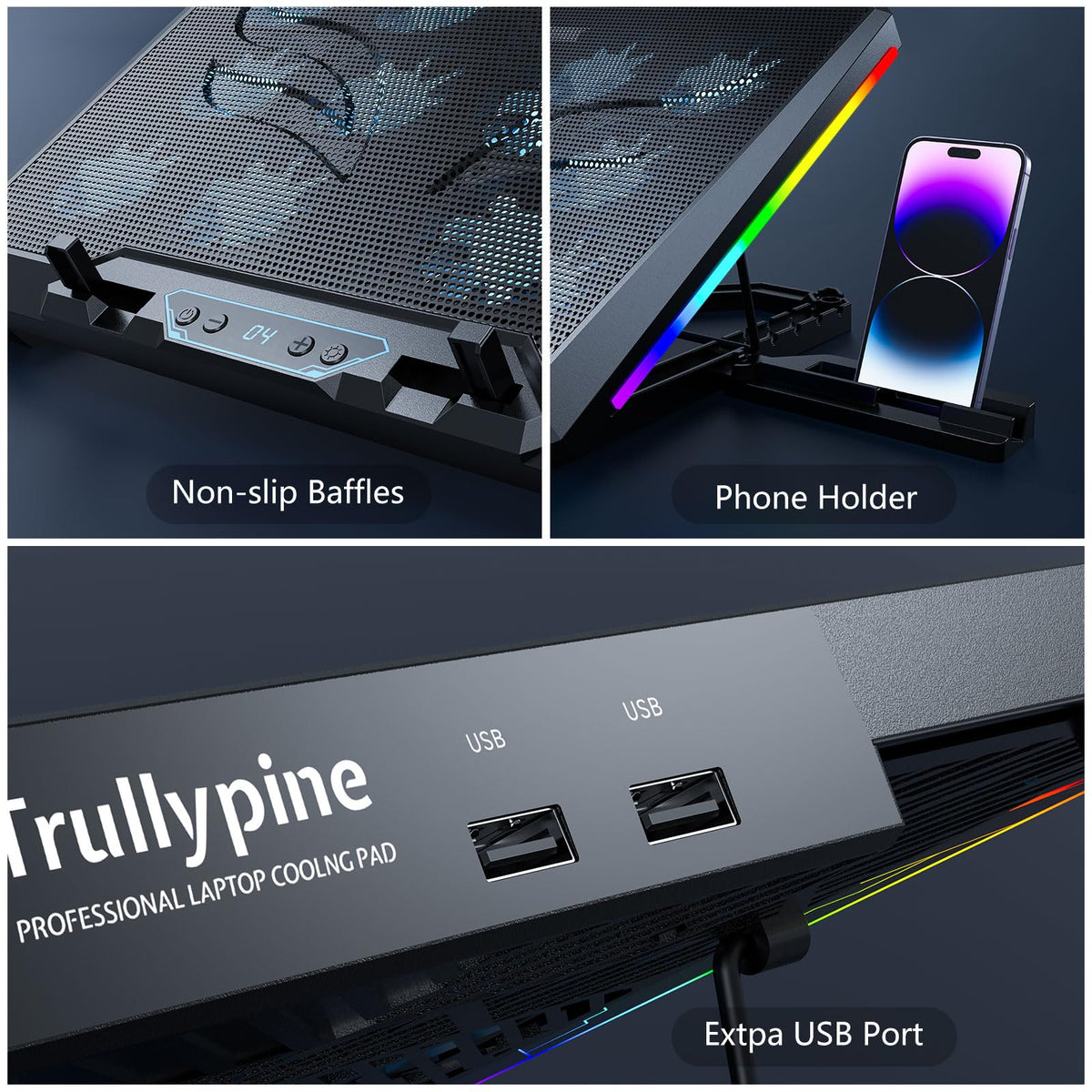 Trullypine phone holder detail keeping your device accessible while saving desk space