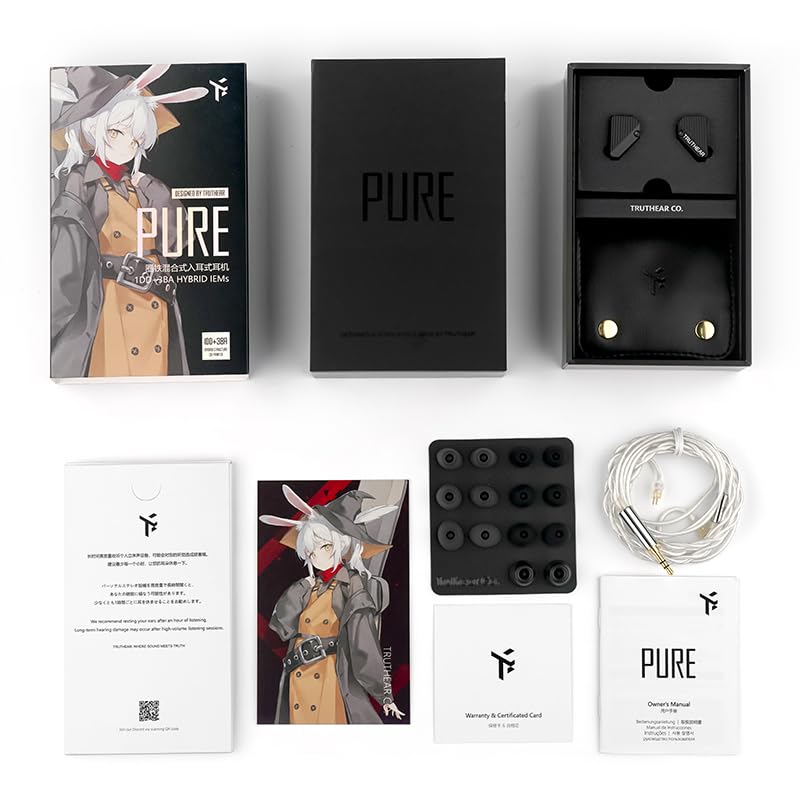 TRUTHEAR Pure DLP-printed cavity emphasizing lightweight, skin-friendly housing