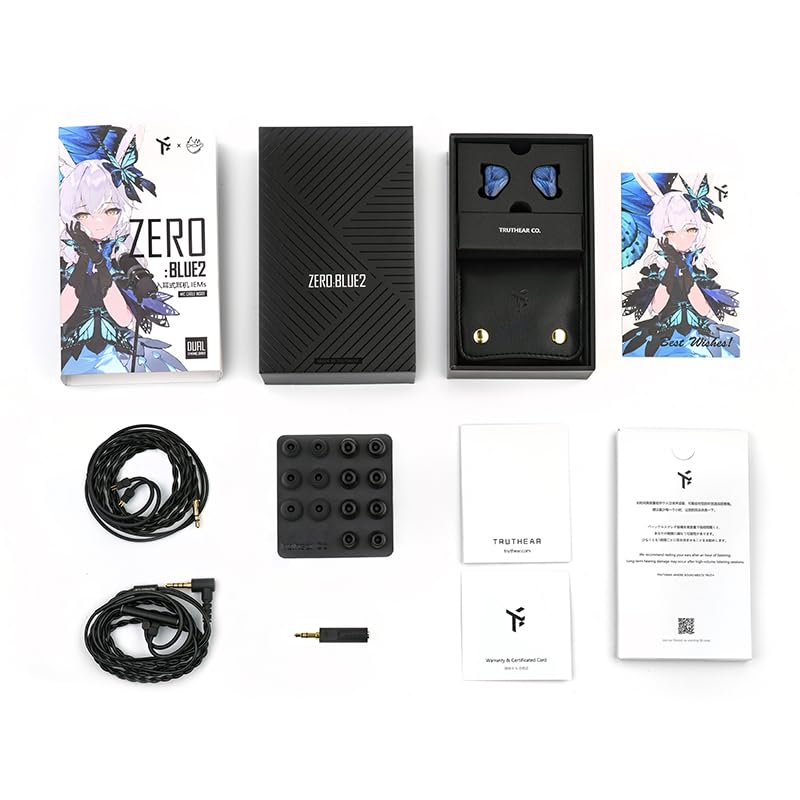TRUTHEAR ZERO:BLUE2 DLP-3D cavity and silicone cap signal premium craftsmanship.