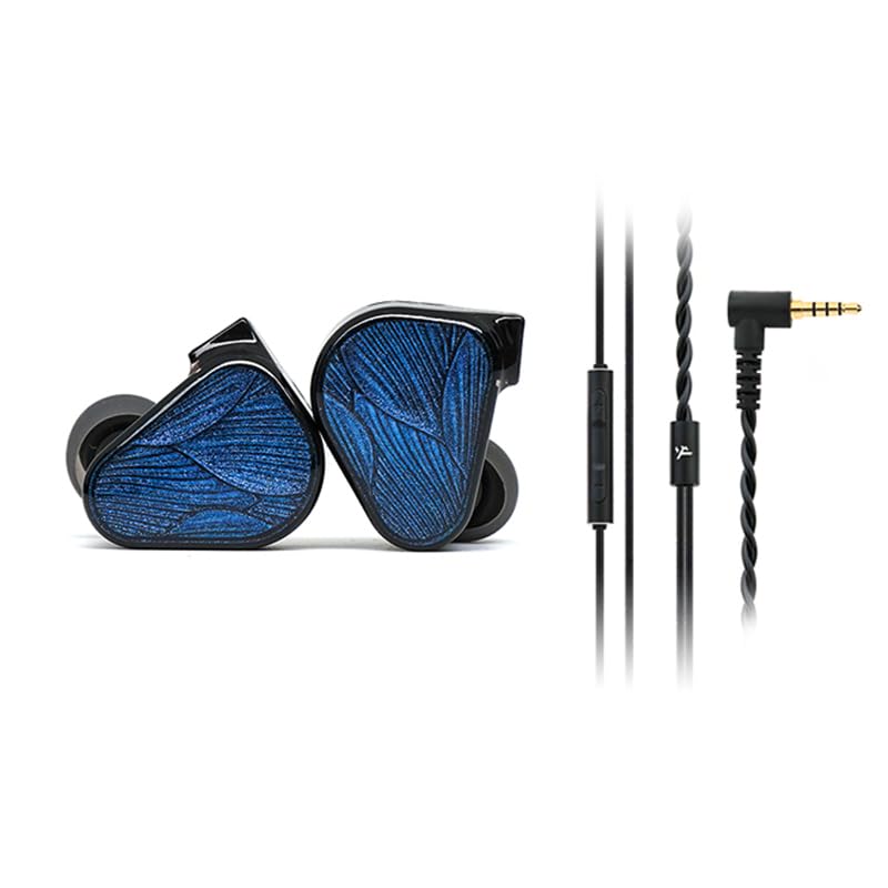 TRUTHEAR ZERO:BLUE2 front view shows dual dynamic drivers for detailed sound.