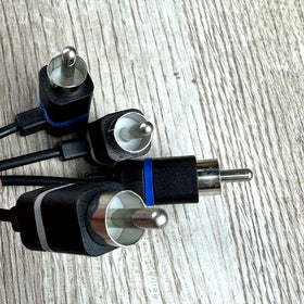 TRUVARO 20ft blue-gray pair cables offer balanced surround setup and impedance
