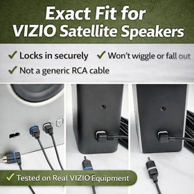 TRUVARO 20ft gray cable fits tight spaces while preserving audio across channels