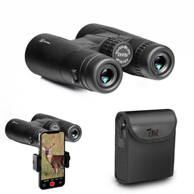 TRV binoculars front view showing compact design and easy handling benefits