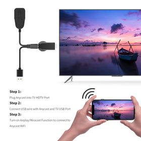 Tsemy iPhone AirPlay mirroring to a larger screen for easy sharing