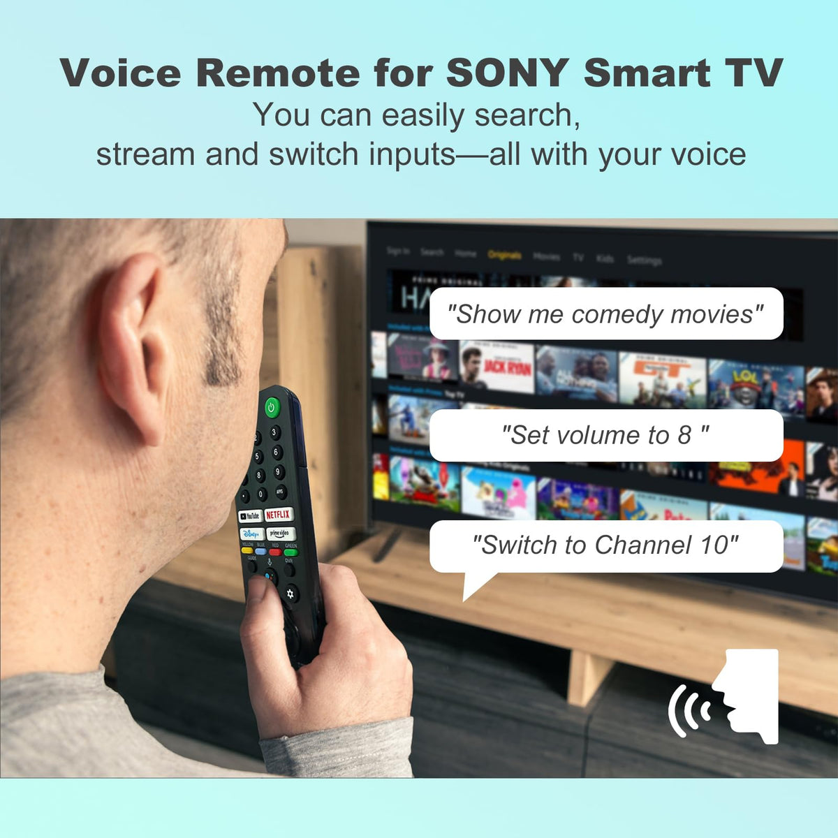 Bluetooth pairing process prompts quick setup with Sony Bravia TVs.