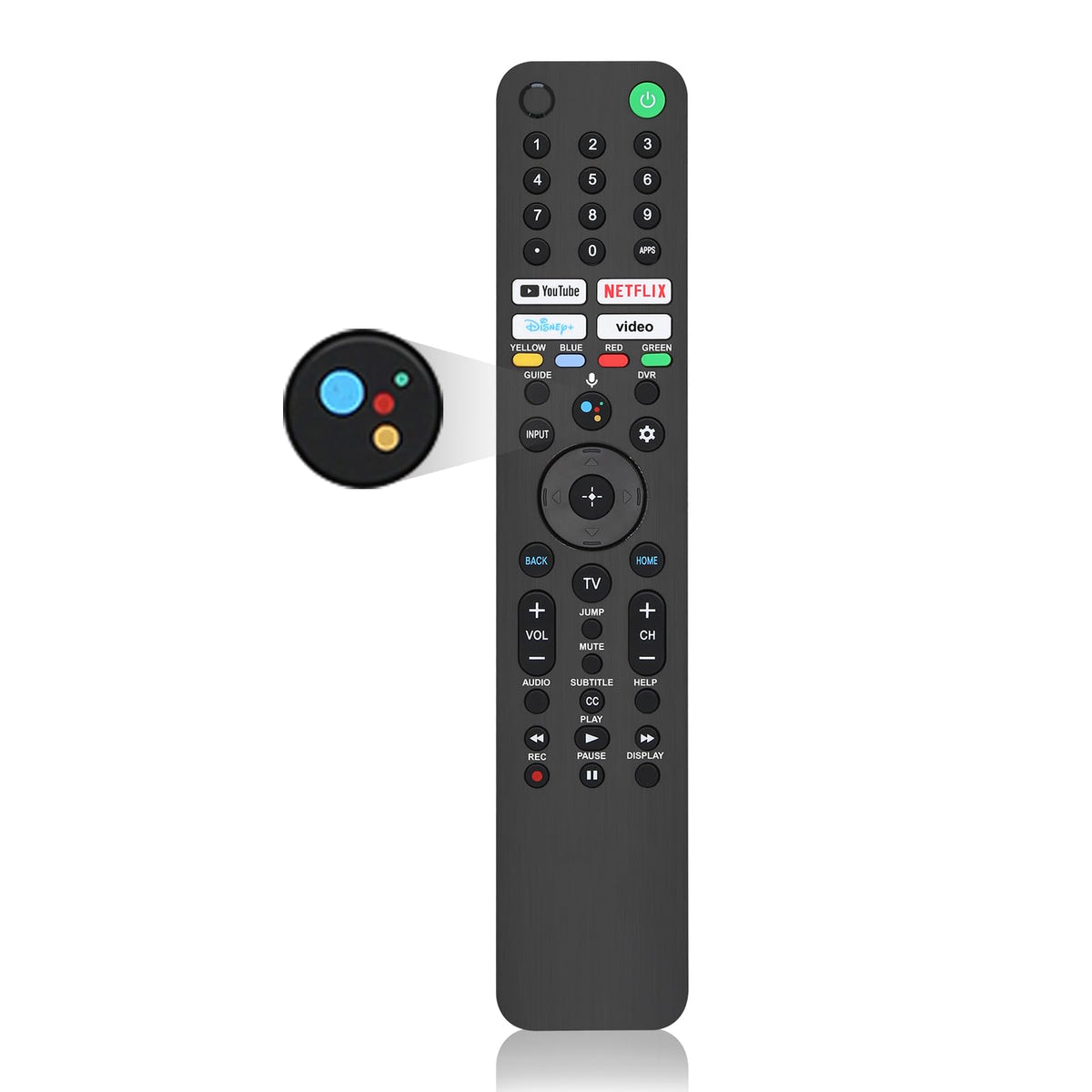 Tsinghcw Sony remote with voice control enhances Bravia navigation.