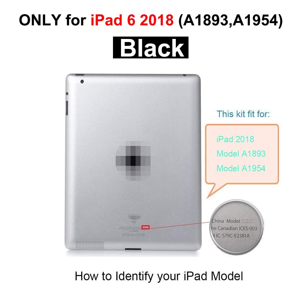 TSIOFO iPad 6 home button preinstalled kit restores tactile feel after screen swap