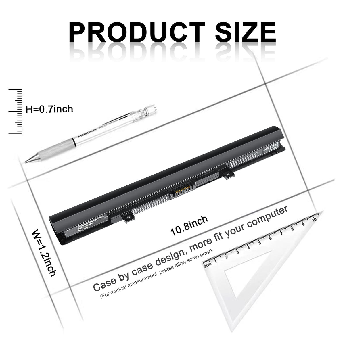 TSKYBEAR battery compatibility list showing Toshiba models