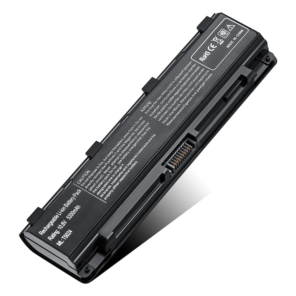 TSKYBEAR PA5109U-1BRS front view battery for Toshiba laptops, reliable power.