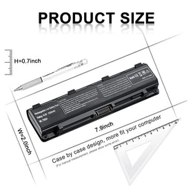 TSKYBEAR PA5109U-1BRS side view with connectors for easy replacement on Toshiba laptops.