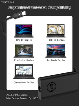 TSKYBEAR Latitude compatibility for travel-ready power.