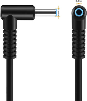 TSKYBEAR charger connected to HP EliteBook and Pavilion; versatile compatibility for daily work.