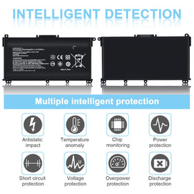 TSKYBEAR HT03XL compatibility chart for HP Pavilion models and listed part numbers.