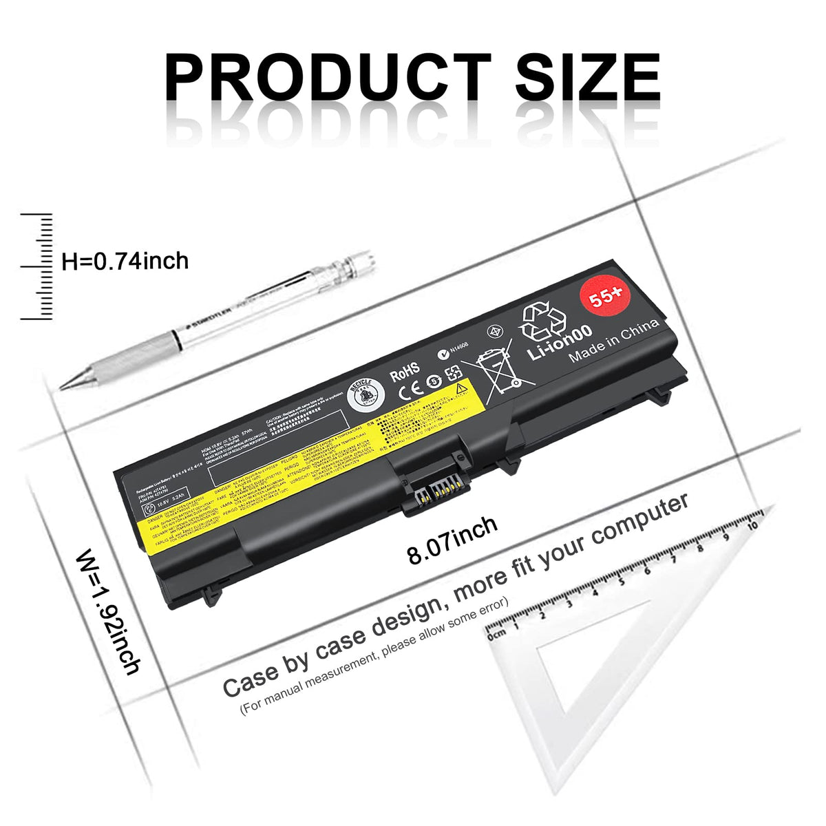 TSKYBEAR ThinkPad T510 battery offering reliable daily performance
