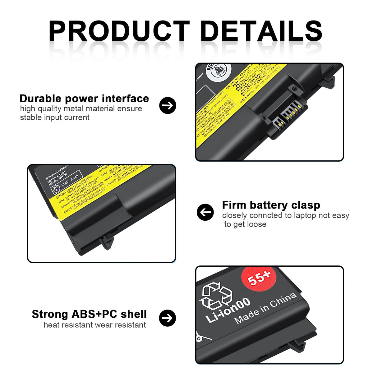 TSKYBEAR ThinkPad T520 battery for steady, long sessions