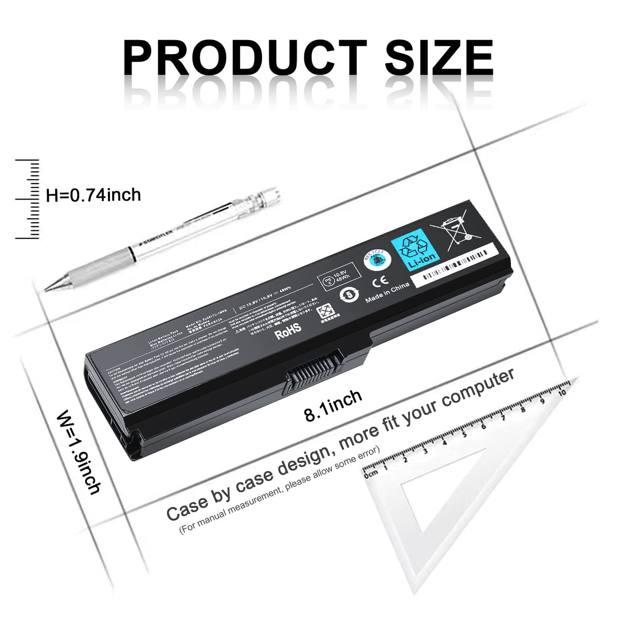 TSKYBEAR PA3817U-1BRS battery for Toshiba Satellite C675 — reliable power.