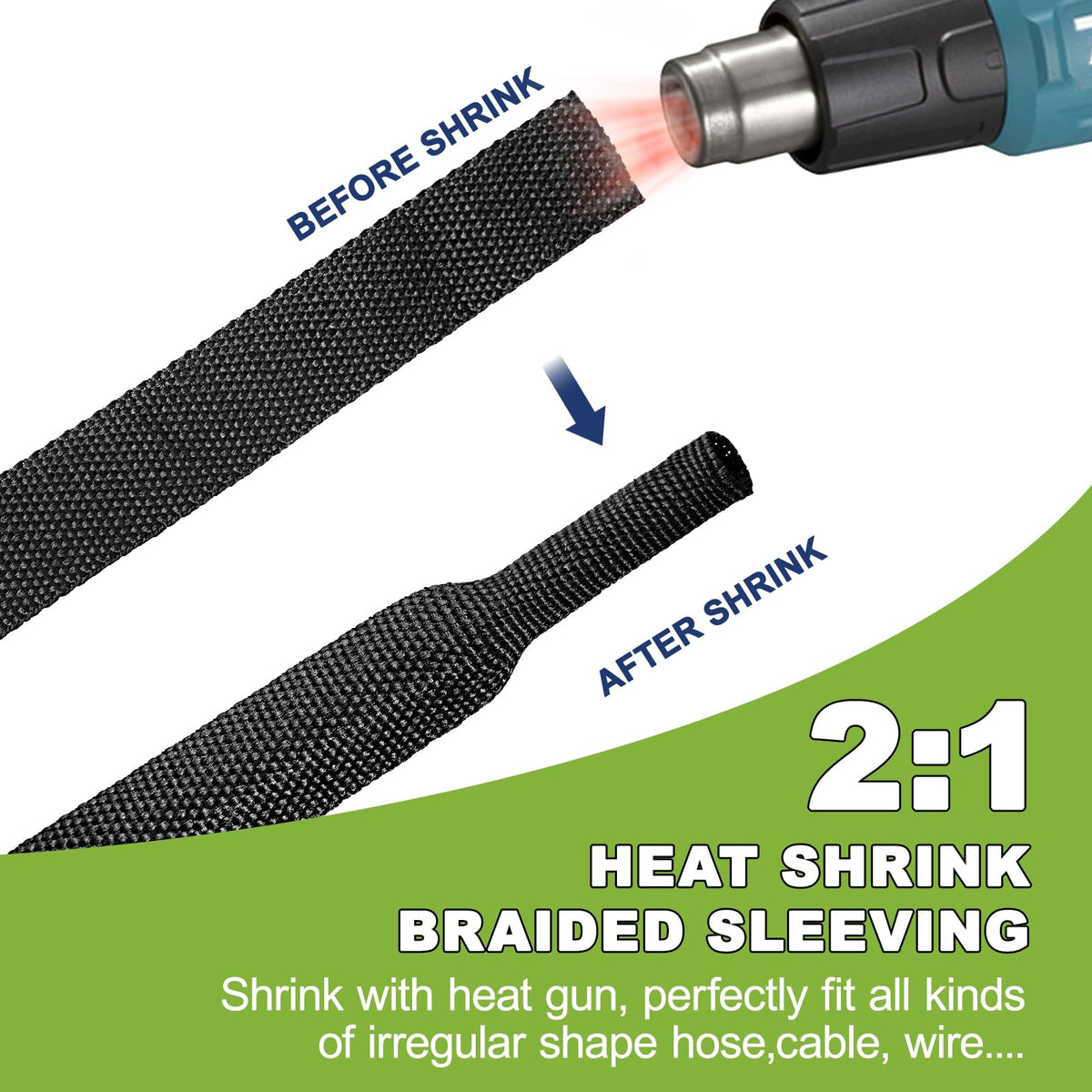 Tsmhisd braided texture close-up showing durable weave for abrasion resistance