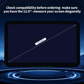 TsuperU 12.6-inch touch display for Chevy Tahoe/Suburban 2021-2023 easy installation.
