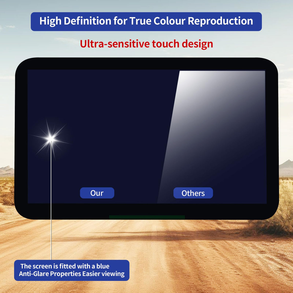 TsuperU high-sensitivity LCD panel designed for OEM compatibility and durability.