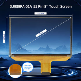 TSuperU GMC Sierra 8-inch touch screen digitizer enhances input accuracy.
