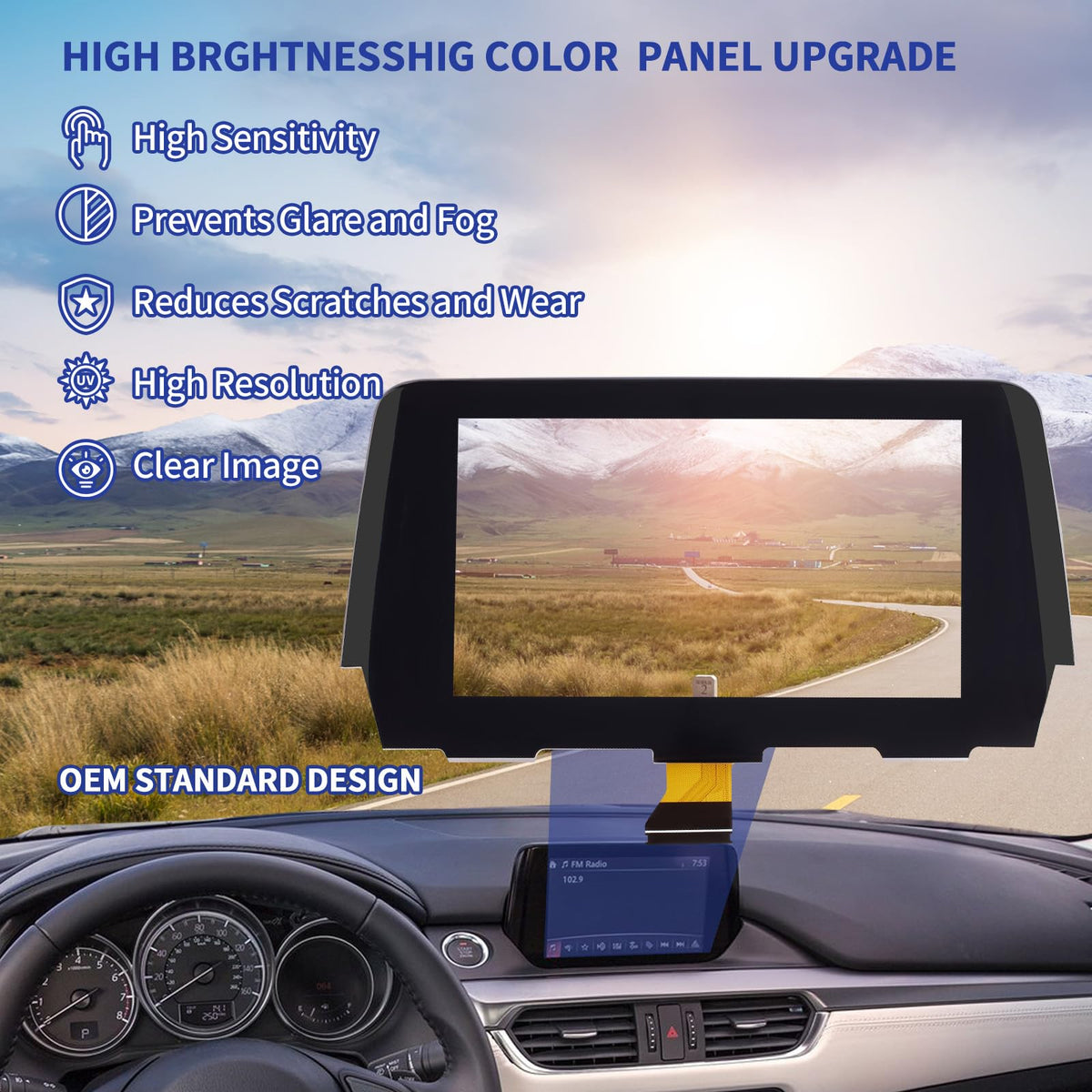 YouTube replacement guide image for TsuperU Mazda 6 screen