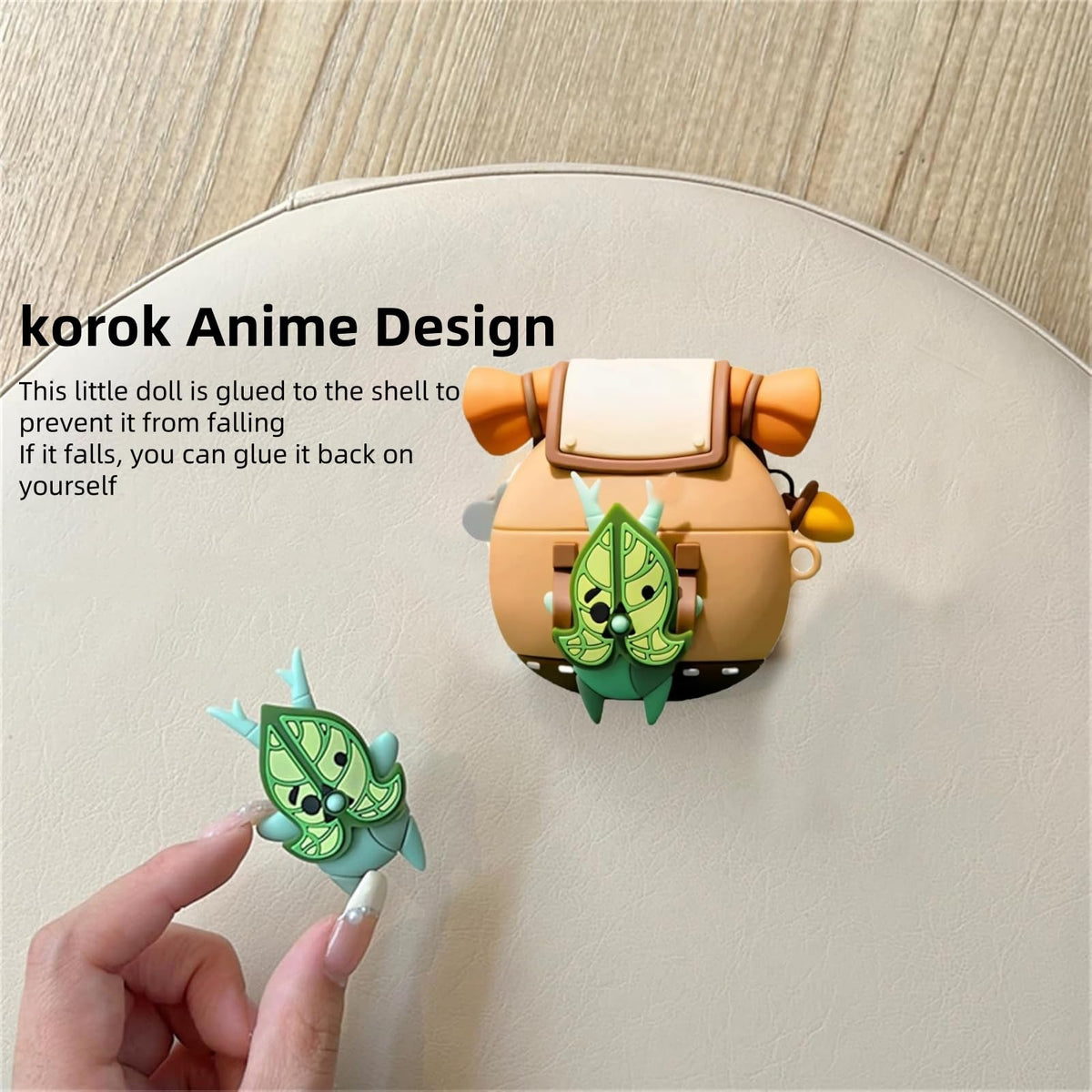 TSVSXS anime Korok design on case front adding personality and visible protection