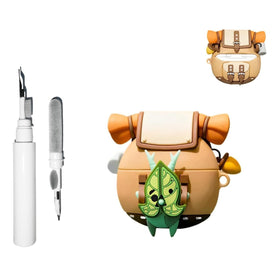 TSVSXS front view of Korok case protecting AirPods 4 with cute anime design and grip