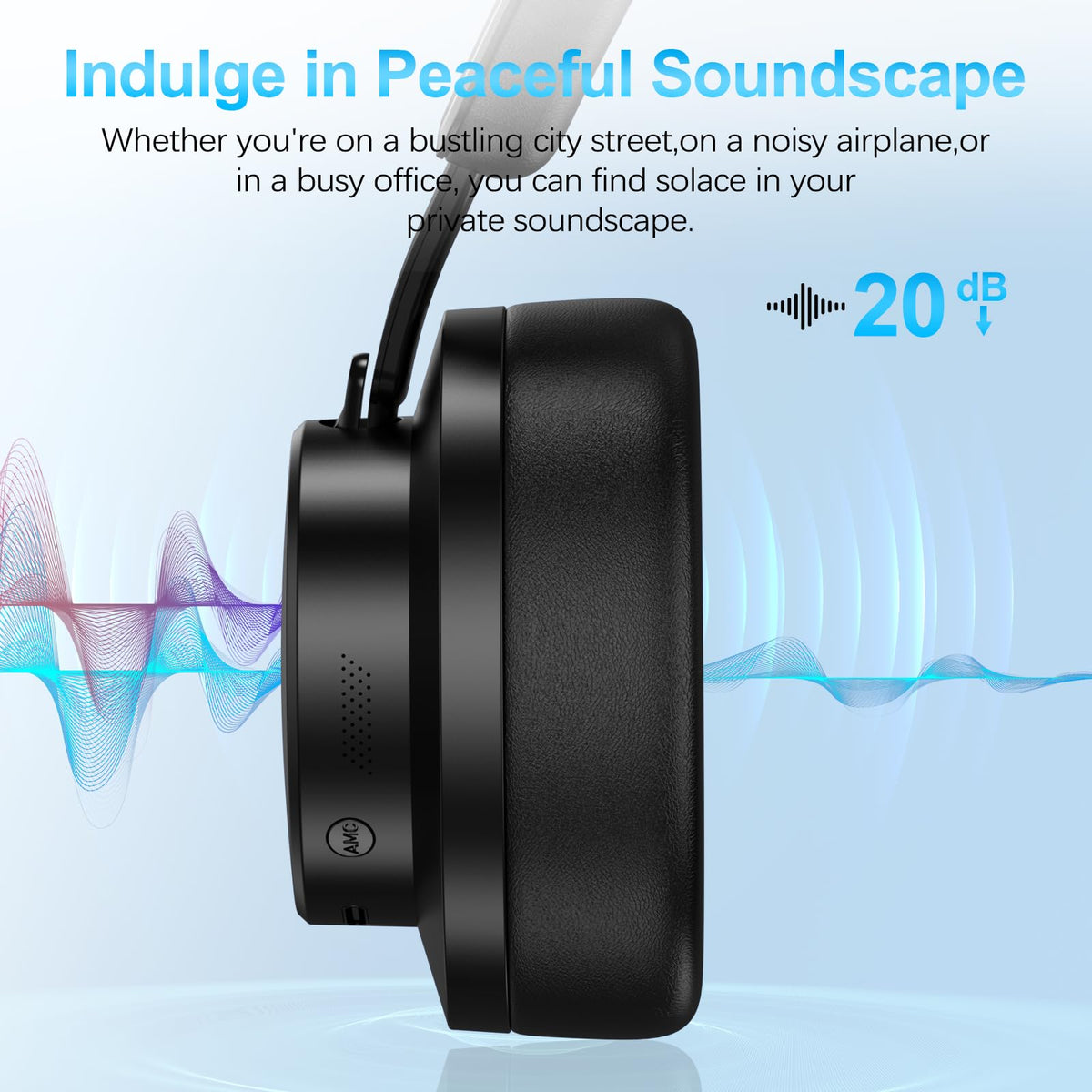 TSYUCXH comfort-fit design with soft earcups for all-day wear