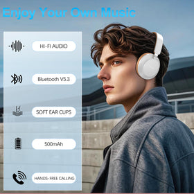 TSYUCXH headphones with microphone for clear calls during video meetings.