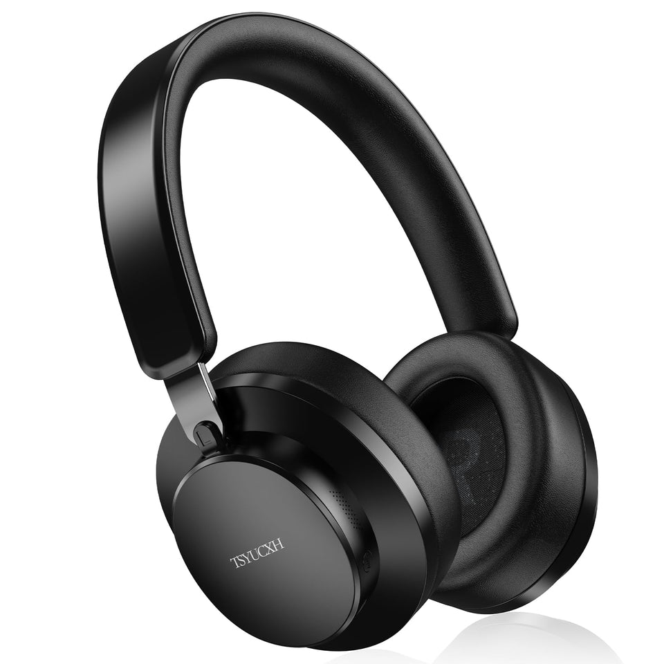 TSYUCXH over-ear headphones with ANC for distraction-free listening in noisy environments