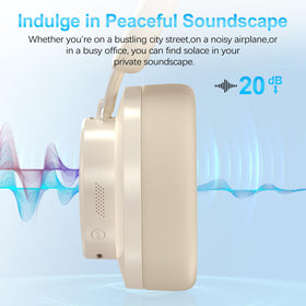 Over-ear TSYUCXH headphones with adjustable headband and ergonomic design