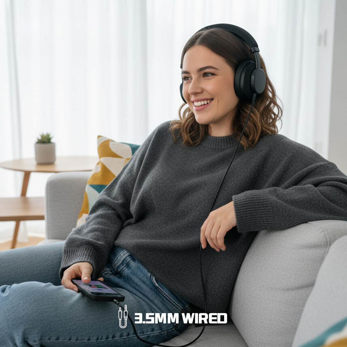 TSYUCXH ultra-soft earcups provide comfortable wear for extended listening.
