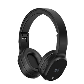 T.TAOMI FM Radio Headphones folded compact for easy portability