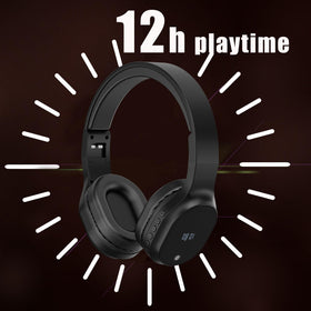 T.TAOMI FM Radio Headphones long battery life up to 24 hours