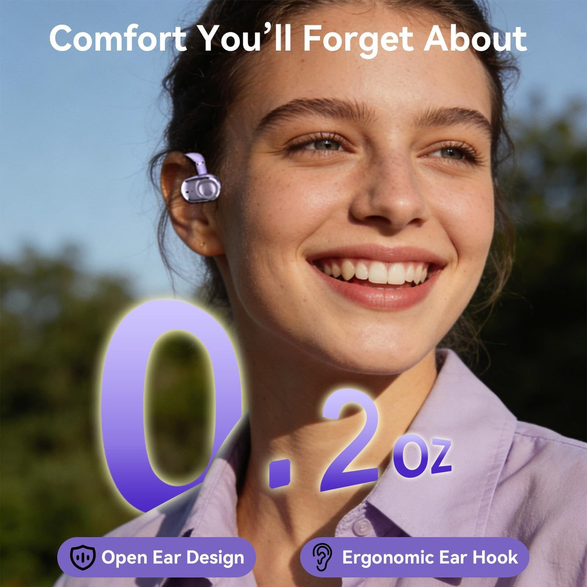 Ttbesmi Bluetooth 5.4 delivers fast, stable connections for calls and music.