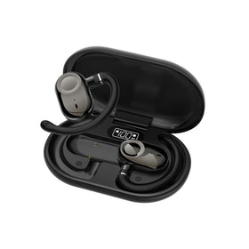 Ttbesmi open-ear bone conduction headphones with earhooks for safe outdoor running