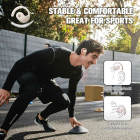 Ttbesmi open-ear headphones charging-case quick-charge for on-the-go use.