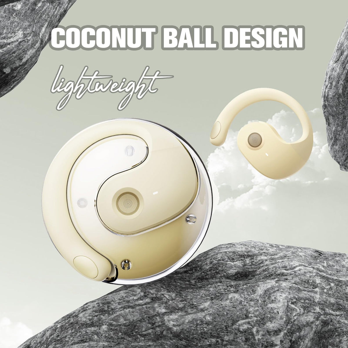 Ttbesmi open-ear headphones comfort-focused design for long workouts.