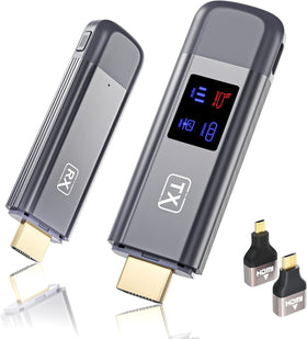 TTQ wireless HDMI transmitter with compact design for clutter-free setup.