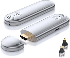 TTQ wireless HDMI transmitter compact size for clutter-free setup