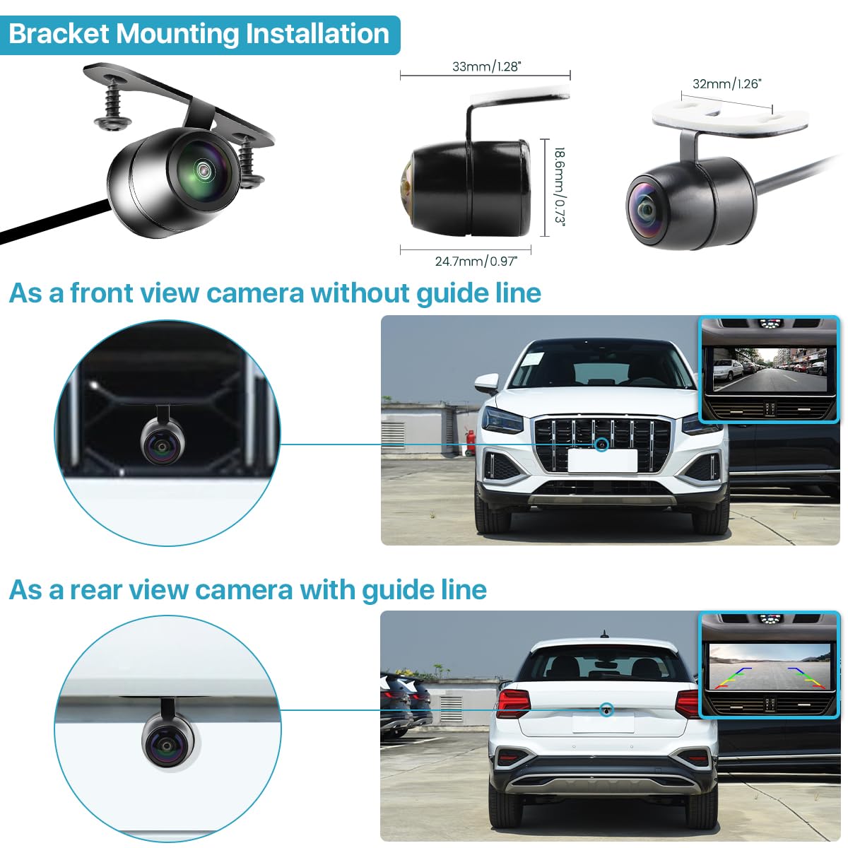 TTXSCAM E01 AHD 1080P 25Hz signal delivers crisp PAL video for compatibility.