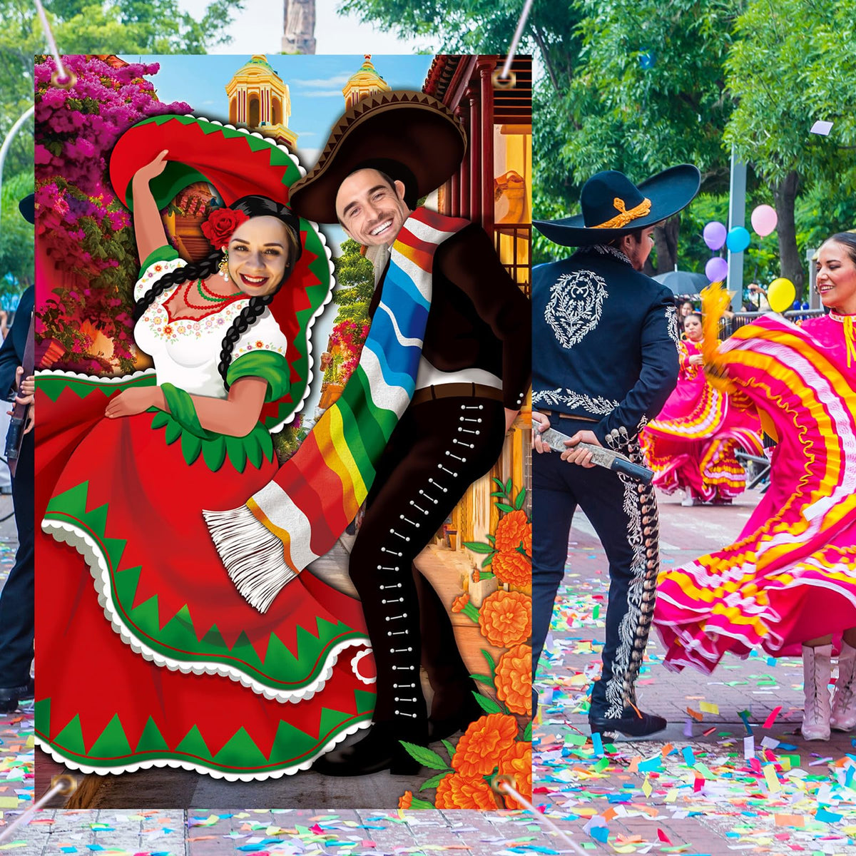 Tudomro large photo backdrop measuring 6ft by 4ft for venues