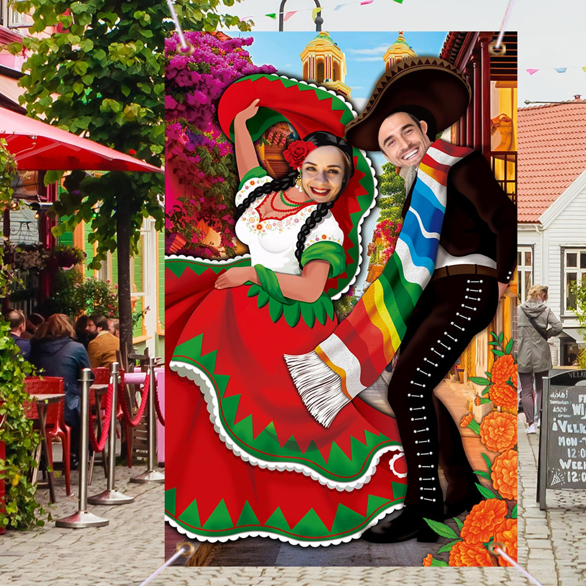 Tudomro Mexican festival theme banner colorful design for celebrations