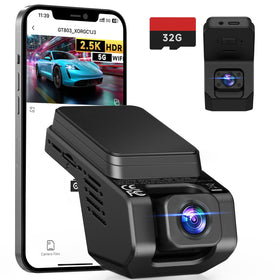 TUIfac GT803 front 2.5K camera captures sharp road footage for daily driving